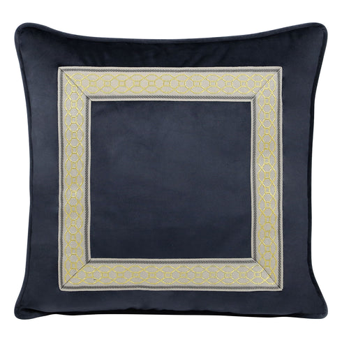 Parisian Black Velvet Cushion