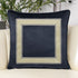 Parisian Black Velvet Cushion