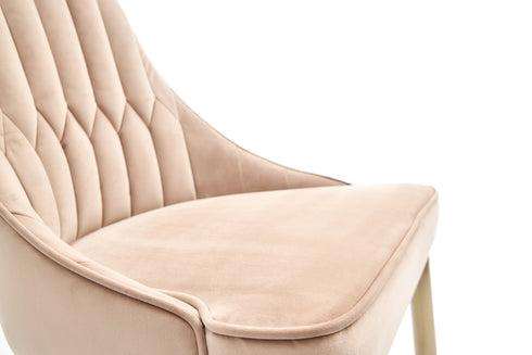 Blake Dining Chair - Gold Taupe