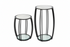 Scarlett Gunmetal Black & White Marble Side Table