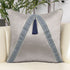 Romy Grey Silk Cushion