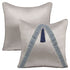 Romy Grey Silk Cushion