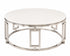PRE-ORDER Ovada Coffee Table - Stainless Steel & White Marble