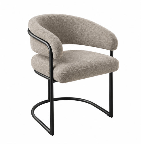 PRE-ORDER Hannah Greige & Black Dining Chair