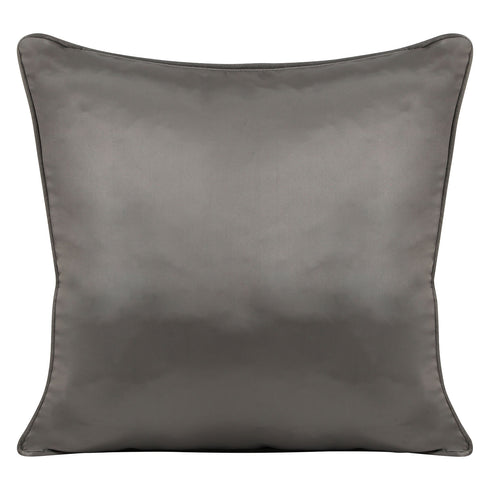 Naomi Grey Silk Cushion