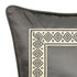 Naomi Grey Silk Cushion