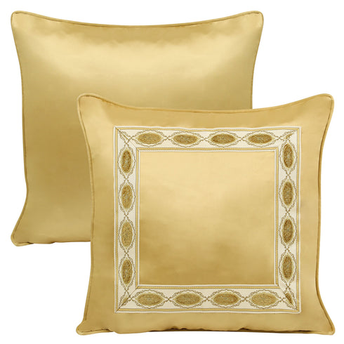 Eliza Gold Silk Cushion