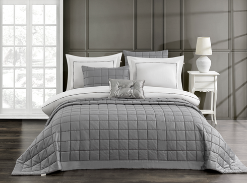 Patrice Grey Bedspread Set