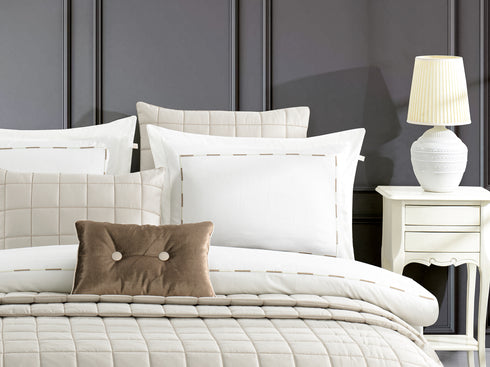 Patrice Cream Duvet Set