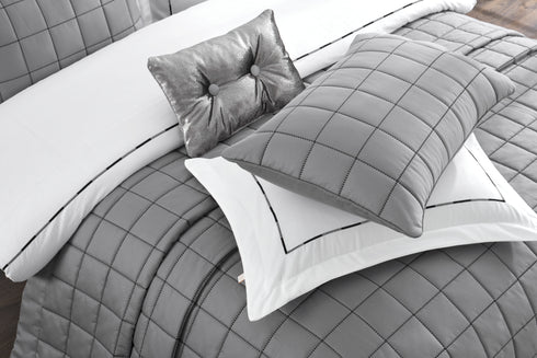 Patrice Grey Bedspread Set