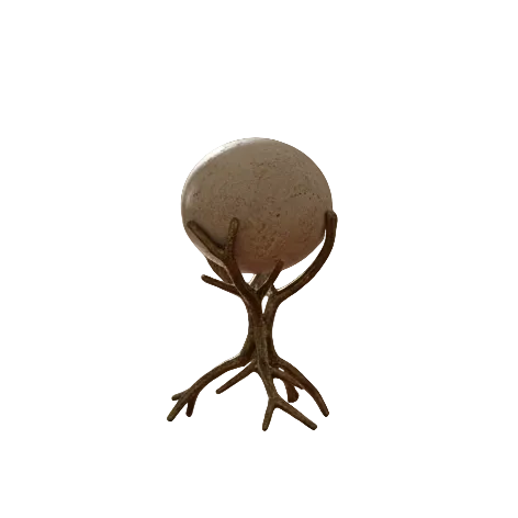 PRE-ORDER Travertine Ball Tree Decoration