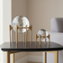 Crystal Ball Brass Decoration Set