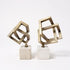 Marble Interlocking Square Set - Travertine