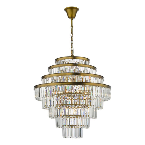 Melody Bronze 12 Light Chandelier