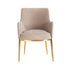 Bloom Taupe Velvet Chair