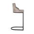 Bolton Quartz & Black Bar Stool