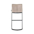 Bolton Quartz & Black Bar Stool