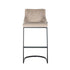 Bolton Quartz & Black Bar Stool
