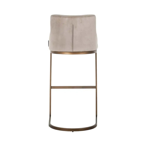 Bolton Quartz & Gold Bar Stool
