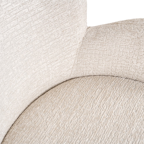 Samba Cream Velvet Arm Chair
