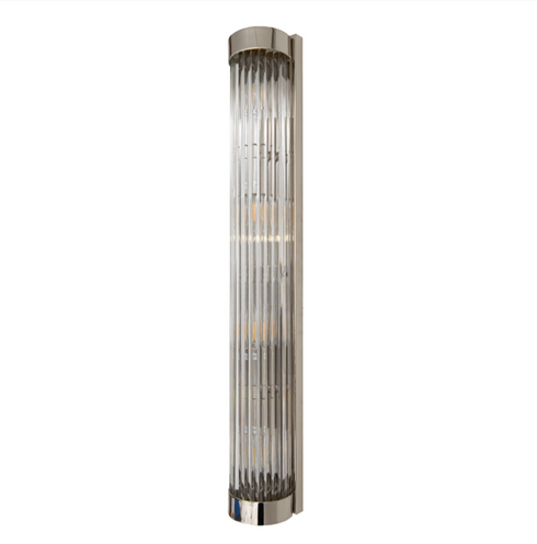 Natasha Long Nickel Wall Lamp