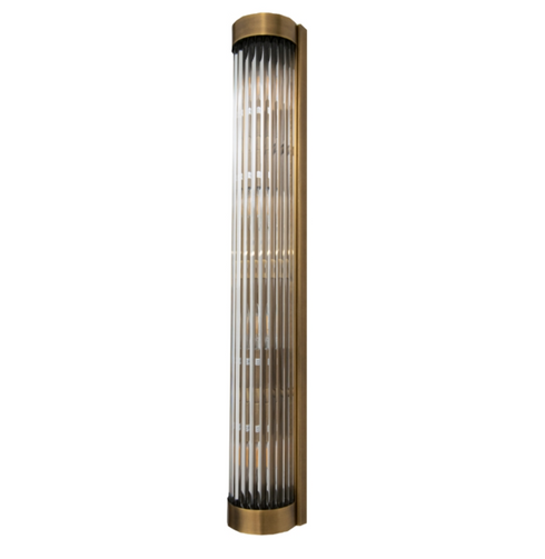 Natasha Long Antique Brass Wall Lamp