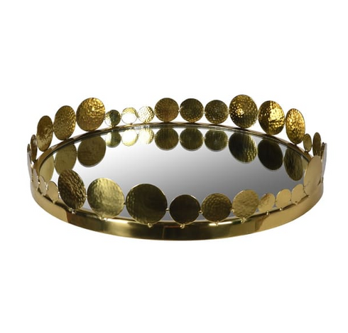 Gold Circle Trim Tray