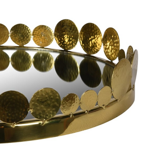 Gold Circle Trim Tray