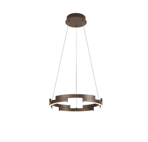 Alic Brown Sphere Ceiling Light