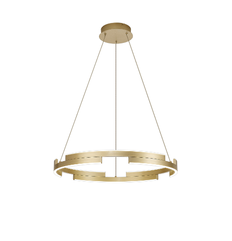 Alic Gold Sphere Ceiling Light