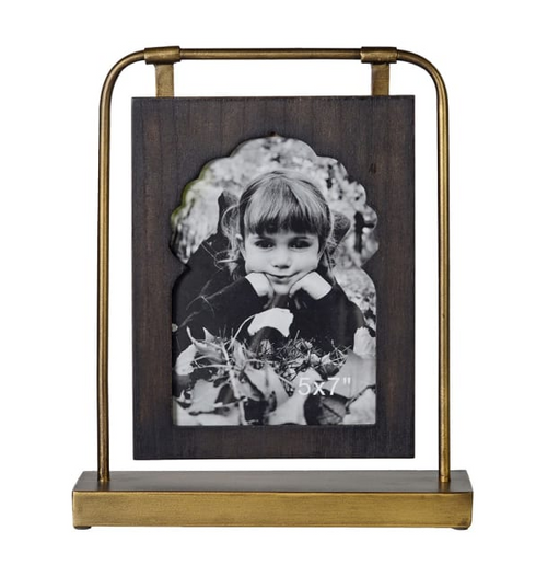 Antique Brass Hanging Photo Frame