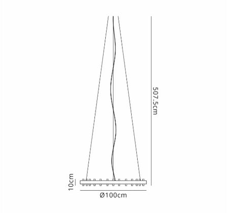 Kade Nickel Band 5 Tier Chandelier