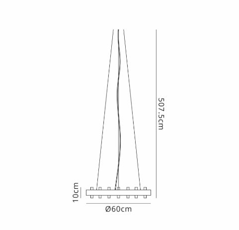 Kade Nickel Band 5 Tier Chandelier