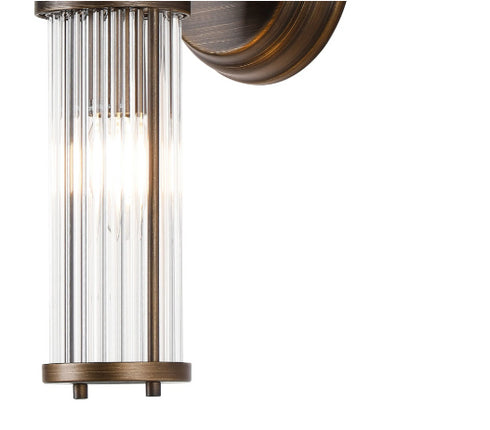 Tulum Bronze 2 Light Full Length Wall Lamp