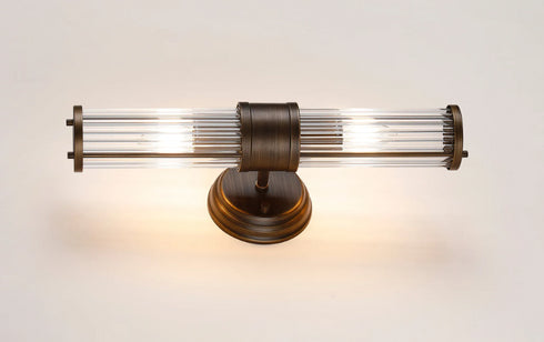 Tulum Bronze 2 Light Full Length Wall Lamp