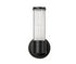 Tulum 1 Light Black Wall Lamp