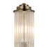 Tulum 2 Light Antique Brass Wall Lamp