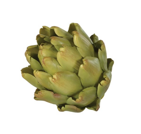 Green Faux Artichoke Decorative Heads