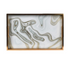 Gold Swirl Rectangular Trays - Set of 2