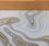 Gold Swirl Rectangular Trays - Set of 2