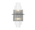 Lukas Polished Satin Black Wall Light