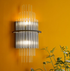 Lukas Polished Satin Black Wall Light