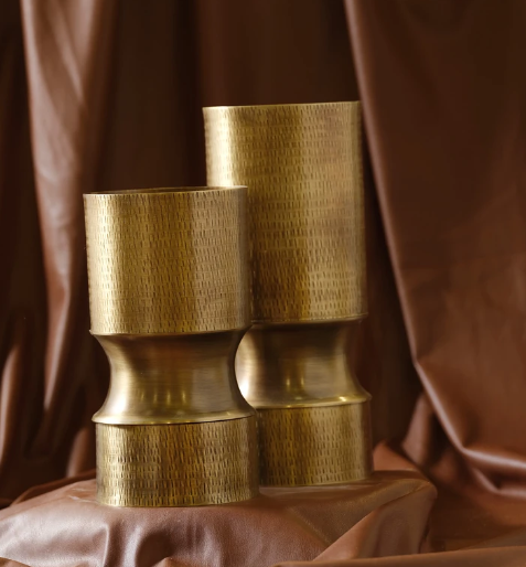 Brass Candle Holder Set