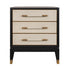 Lucia 3 Drawer Bedside Table