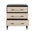 Lucia 3 Drawer Bedside Table