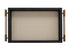 Alexa Black Shagreen Tray