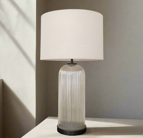 Zara Tall Glass Table Lamp
