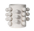White Ceramin Bobble Vase