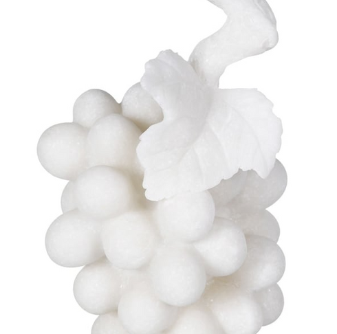 Faux Marble Grapes On Stand