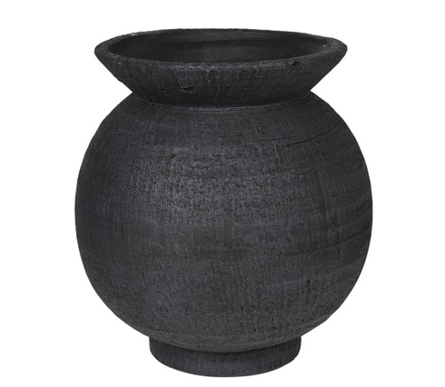 Jet Terracotta Vase